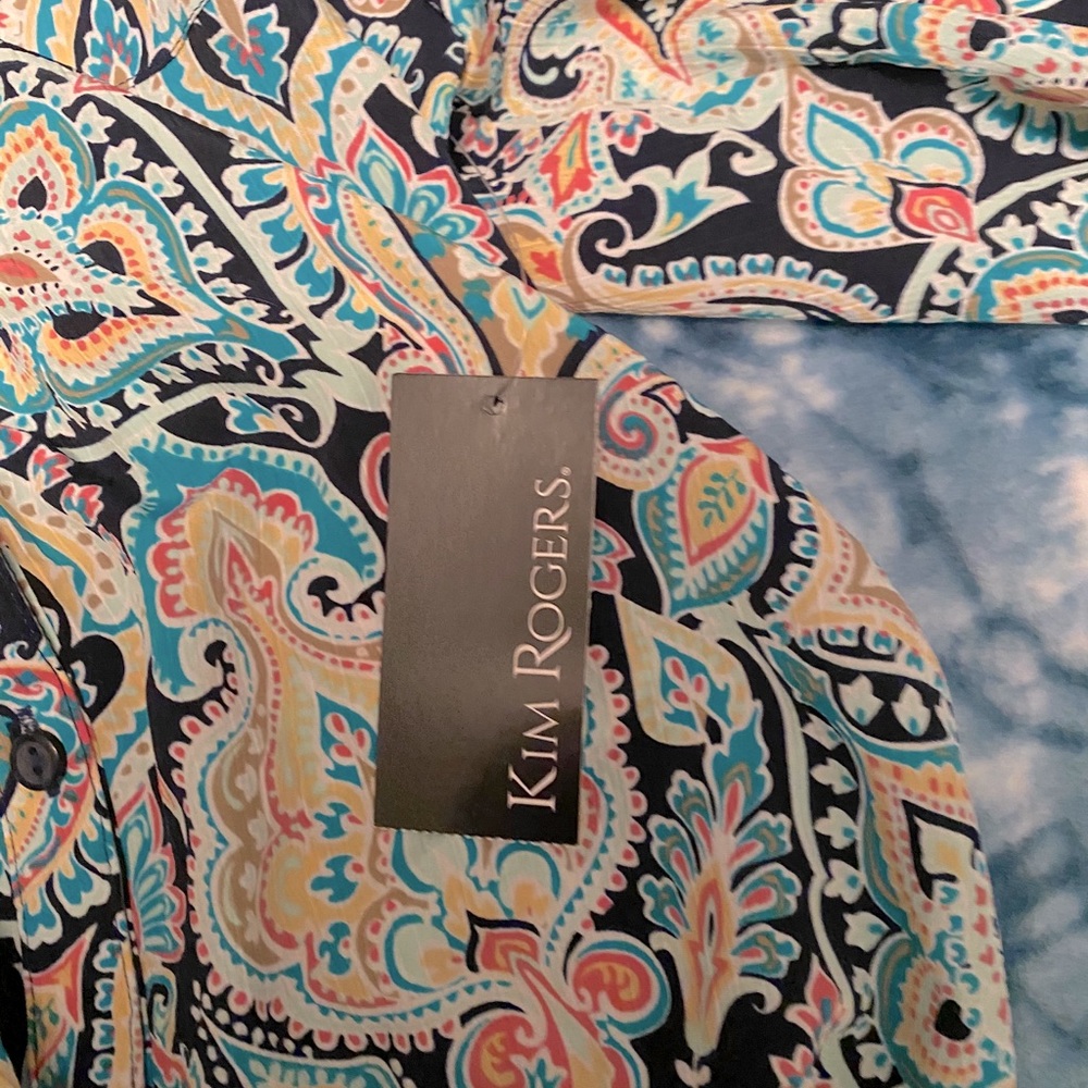 KIM ROGERS Patterned Blouse - Picture 4 of 5